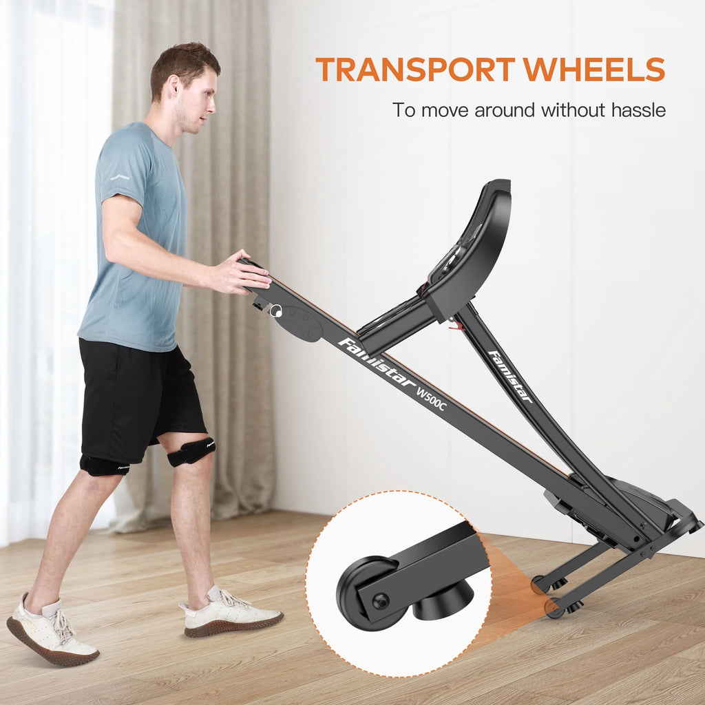 4.5HP Folding Treadmill with 15% Auto Incline G163