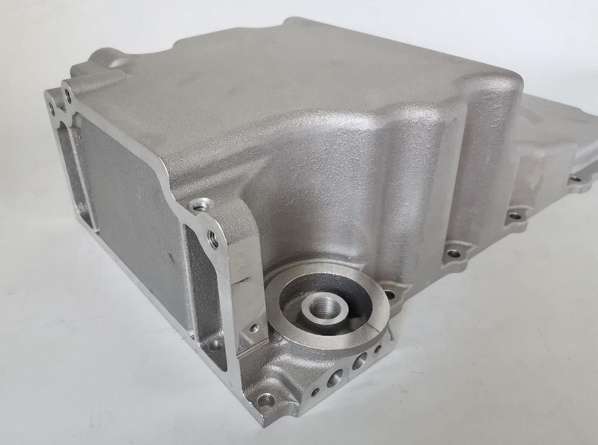 Low Profile Aluminum Oil Pan with Pick Up and Gasket Y401