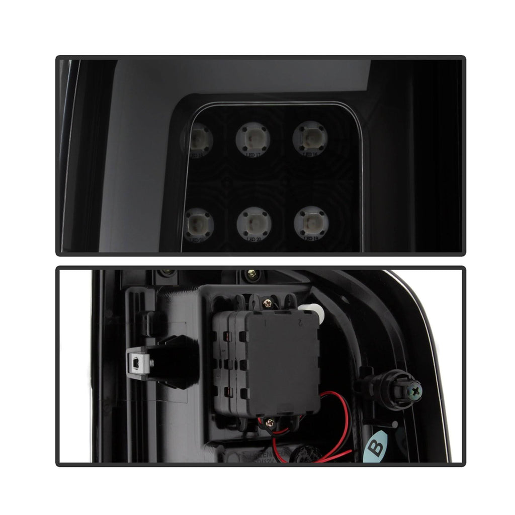 Black Smoke LED Tail Lights Y2556