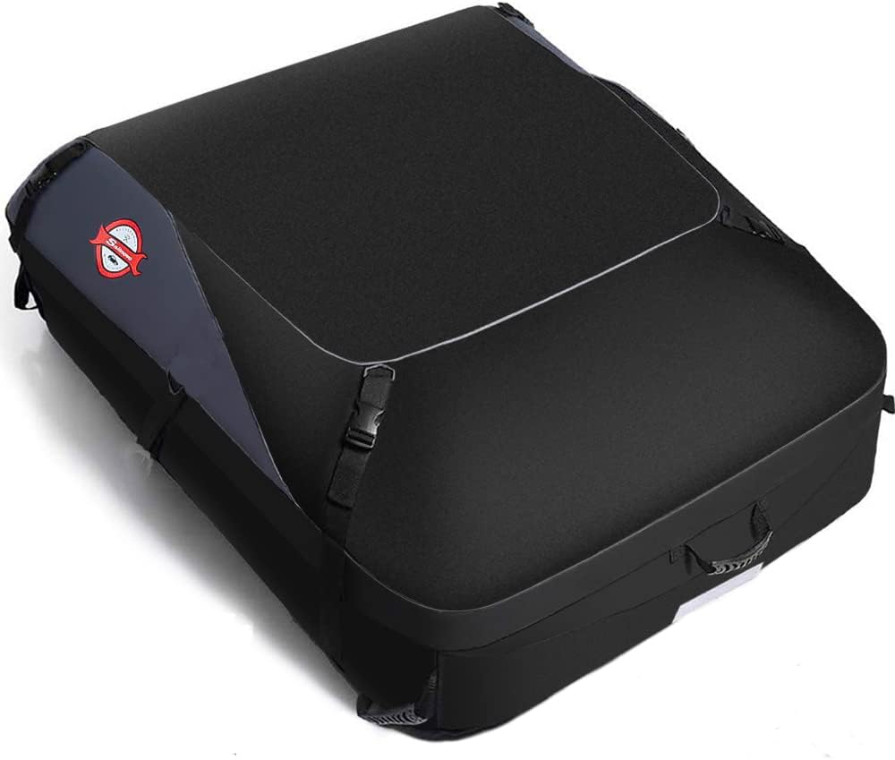 Waterproof 15 Cubic Feet Rooftop Cargo Carrier with 6 Straps B986