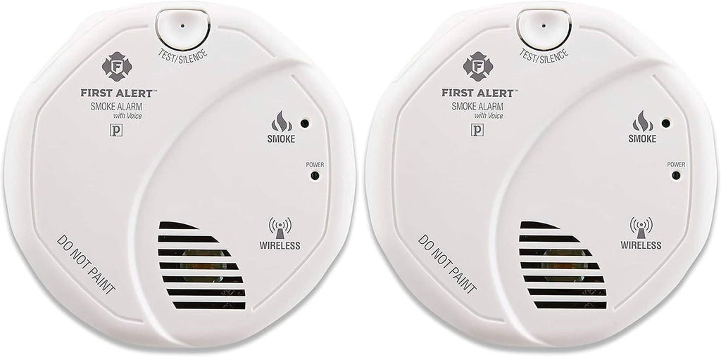 Wireless Interconnected Battery Operated Smoke Alarm 2 Pack R781