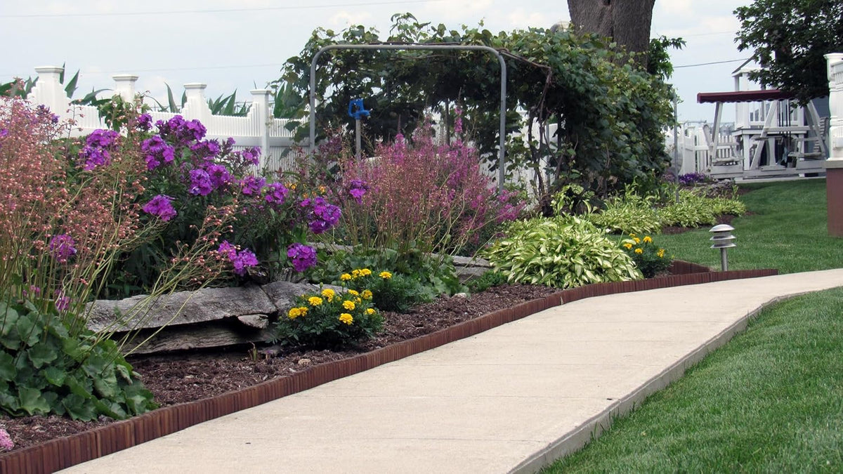 Brown Natural Lawn & Landscape Border Edging 8-Pack Q9933