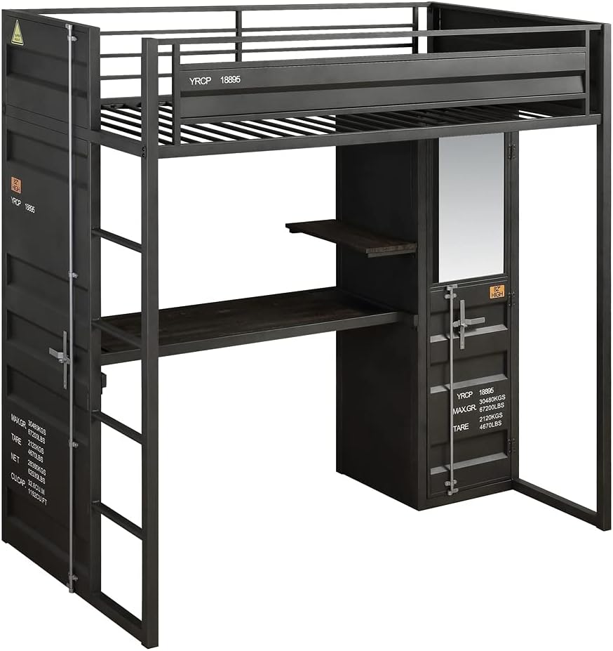 Cargo Bunk Bed Full/Full Red G168265