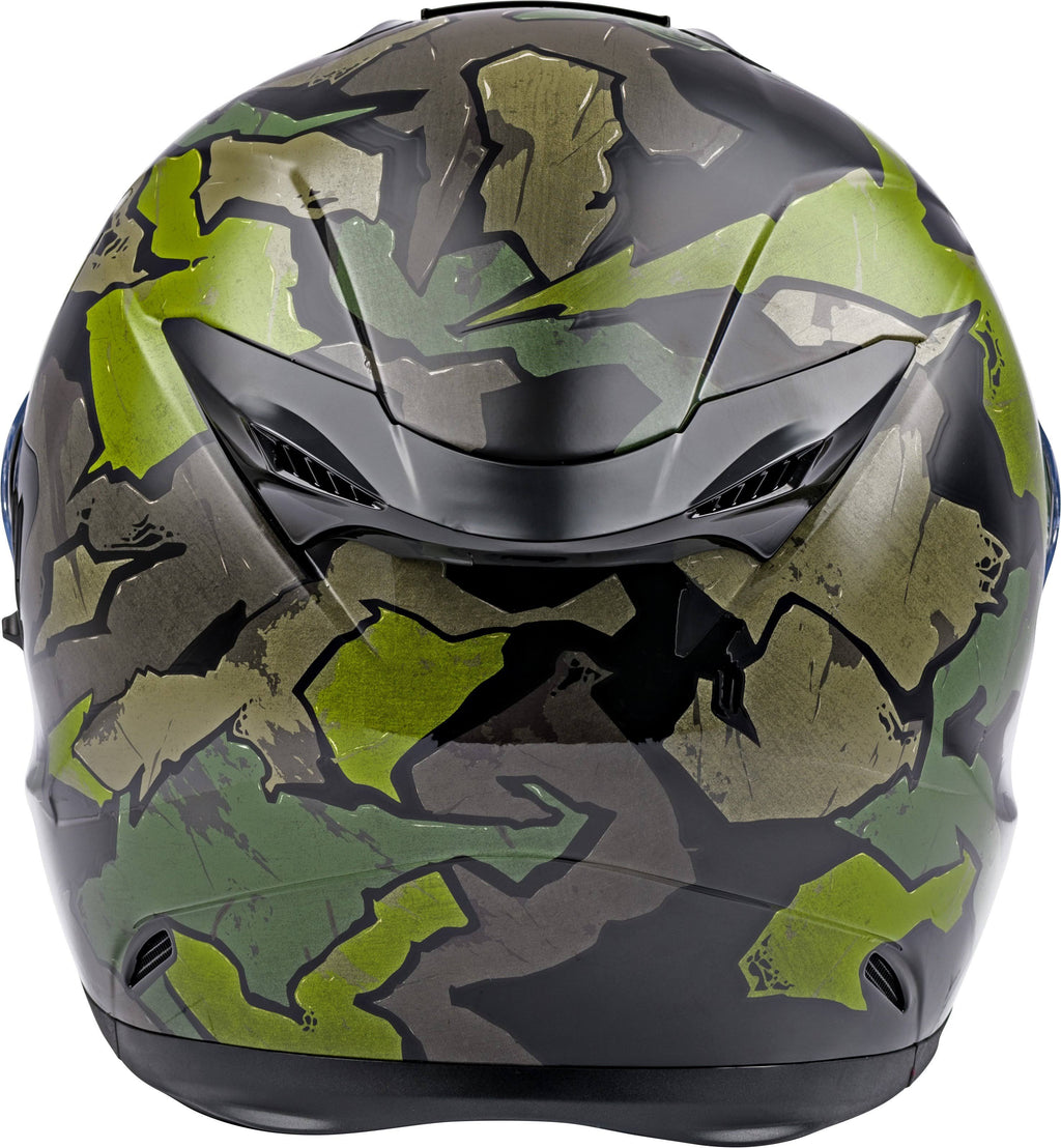 Camo Green Grey Helmet Y9668