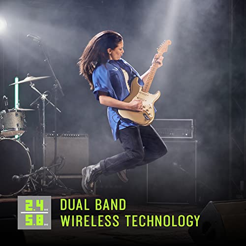 Dual Band Digital Wireless Microphone System with Handheld & Lavalier Mics N1923