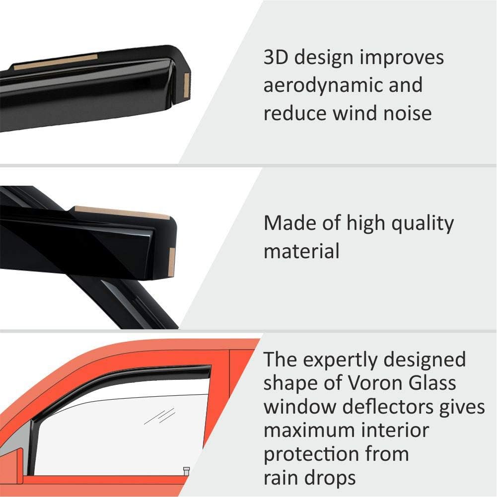 4 Pieces Rain Guards for Toyota RAV4 V510306