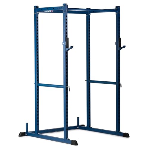 Short Power Rack with Pull Up Bar, Pin and Pipe Safeties, J-Hooks S603