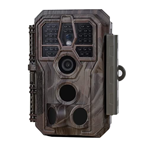 64MP 1296p HD Video Trail Camera with 100ft Night Vision Motion Activated Waterproof Y875604