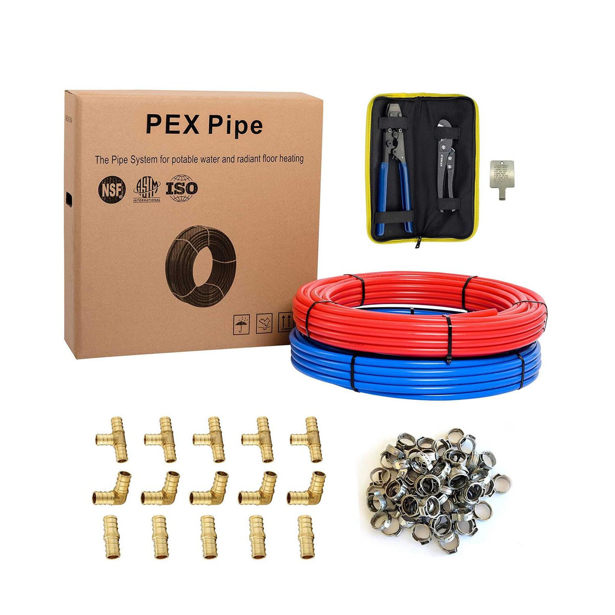 1/2 Inch 2 x100 ft Pex-b Pipe/Tubing C760061