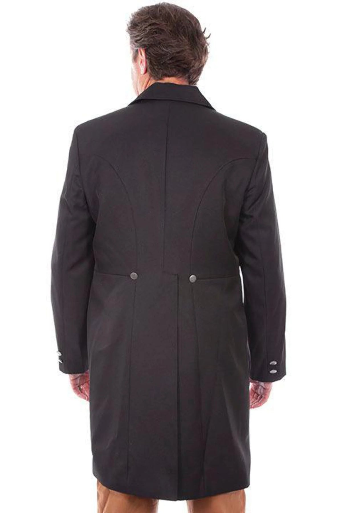 Mens Western Frock Coat with Back Vent Button Front N7305