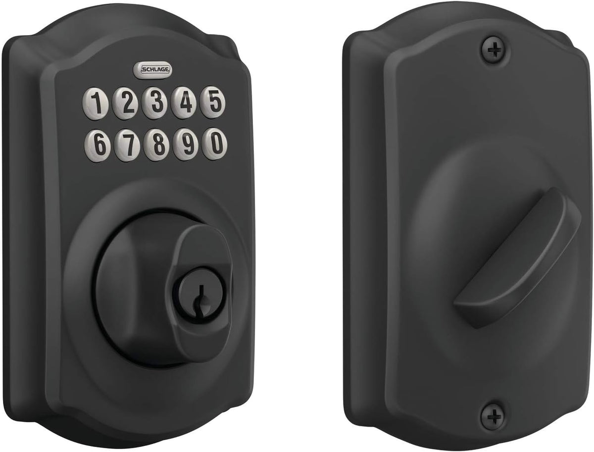 Keypad Deadbolt Electronic Keyless Entry Lock Bright Brass Q13807