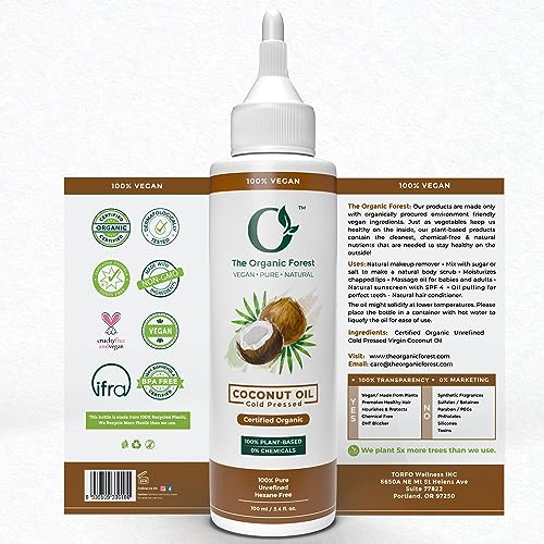 Organic Cold Pressed Castor Oil, 100% Pure, Hexane-Free M14340