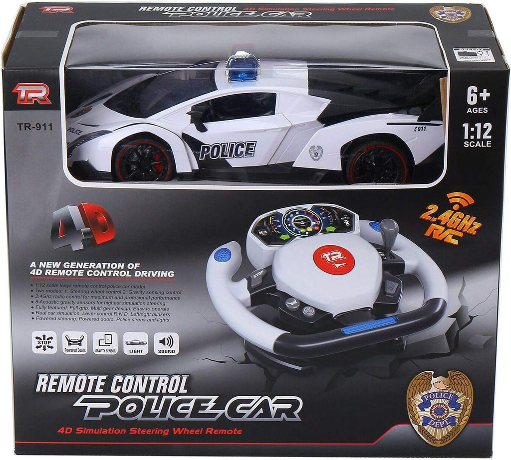 Remote Control Police Car 1:12 Scale 2.4Ghz Q5822