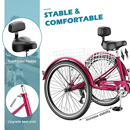 7 Speed 3 Wheel Adult Tricycle R632275