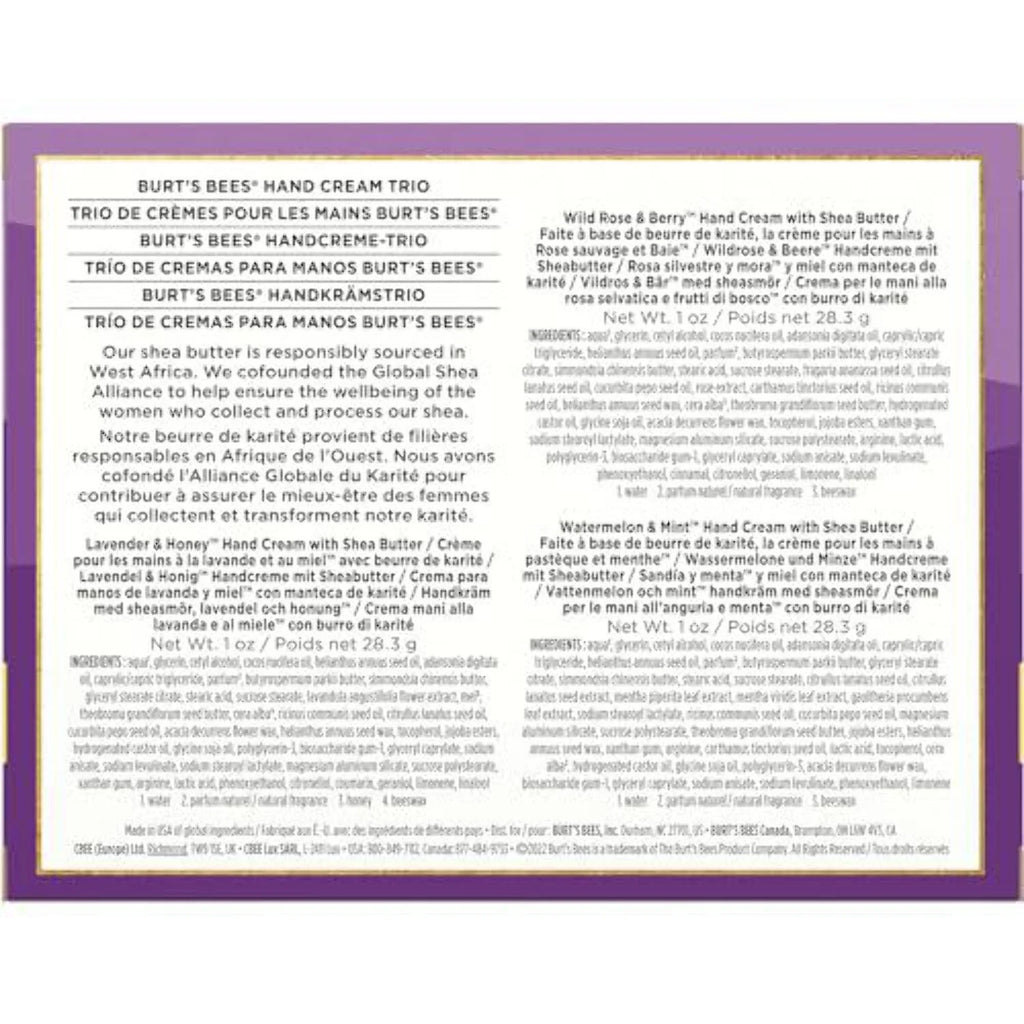 Shea Butter Hand Cream Trio, 3 Count Q38910