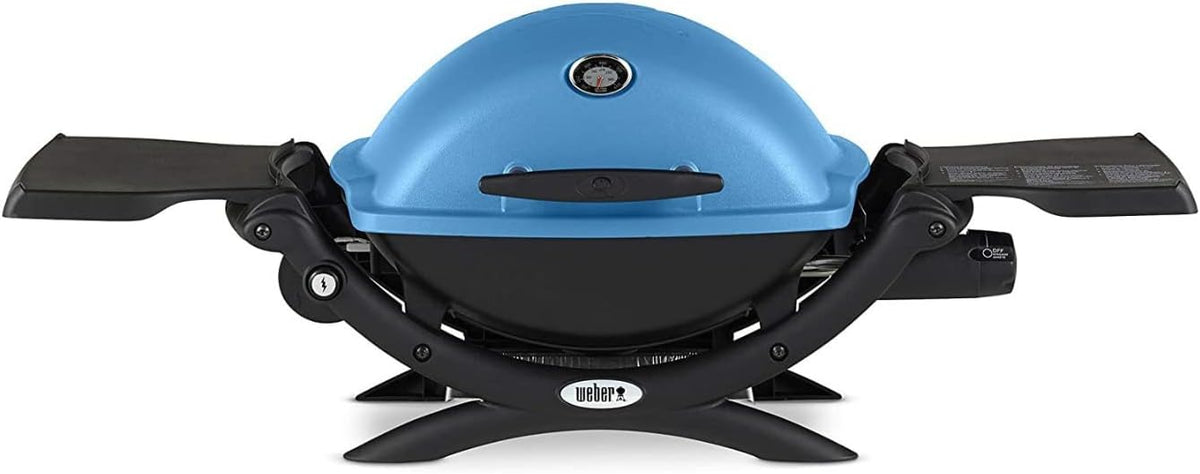 Blue LP Gas Grill Bundle with Portable Cart and Grill Cover (3 Items) T731