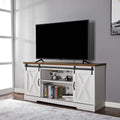 White Wood Fireplace TV Stand with 23'' Electric Fireplace Insert Q4652