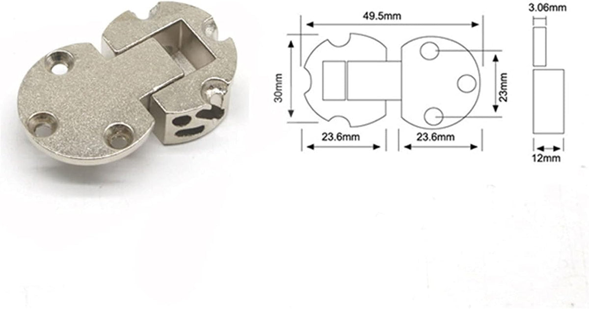 90 Degree Zinc Alloy Flap Hinge R59828