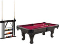 7.5' Drop Pocket Table with Pool Ball and Cue Stick Set V642671