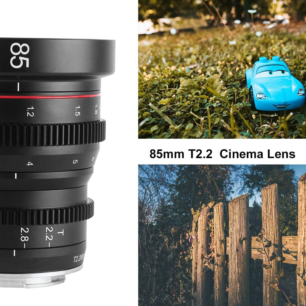 85mm T2.2 Manual Focus Cinema Lens for M43 Mount T89533