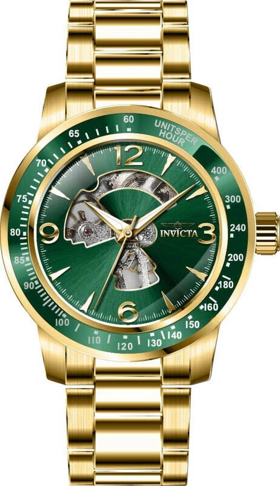 Green Dial Mechanical Multifunction Watch Y35692