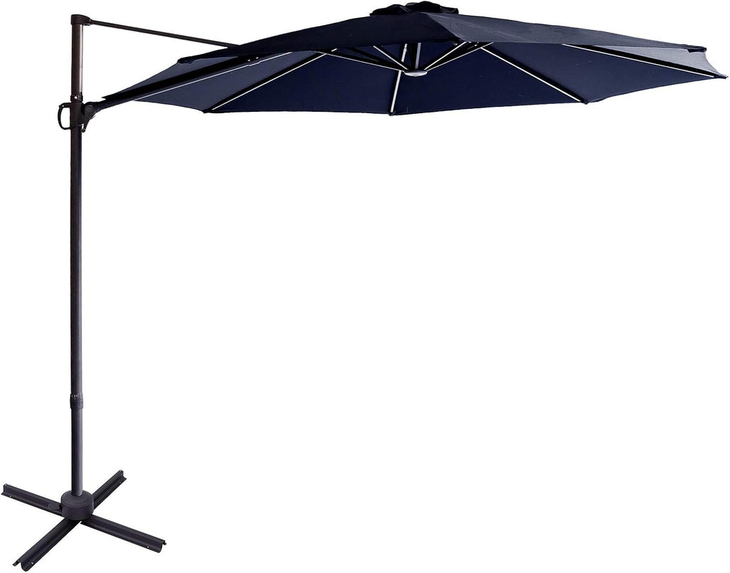 10 ft Cantilever Offset Patio Umbrella and Stand L66035