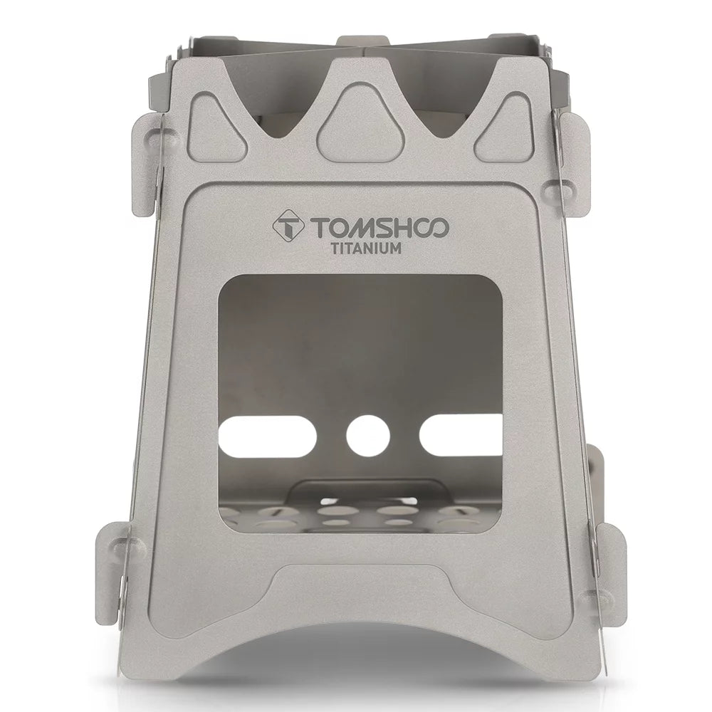 Portable Titanium Wood Camping Stove Q385