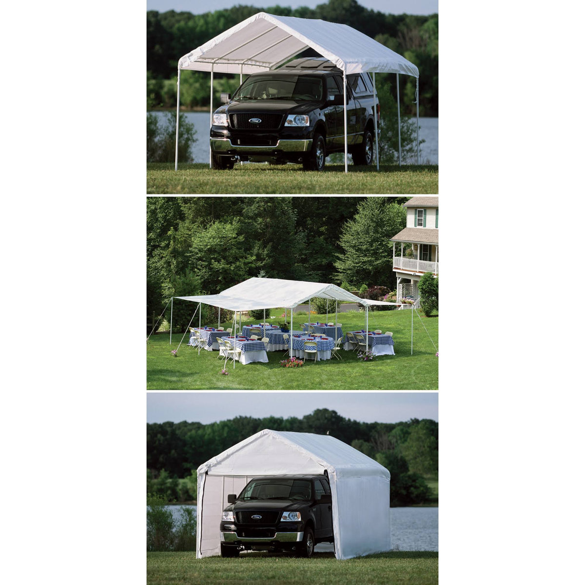 10x20 3-in-1 Canopy White H4690