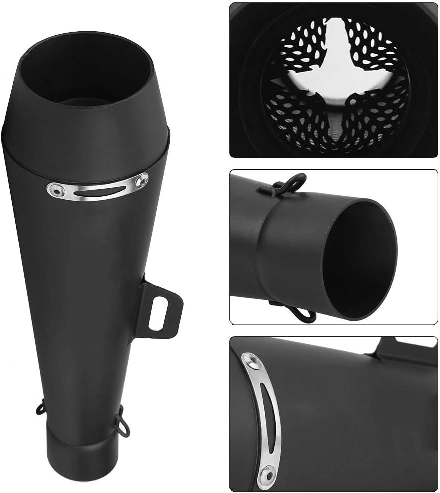 Motorcycle Slip On Exhaust Muffler Tail Pipe 51mm Universal R923