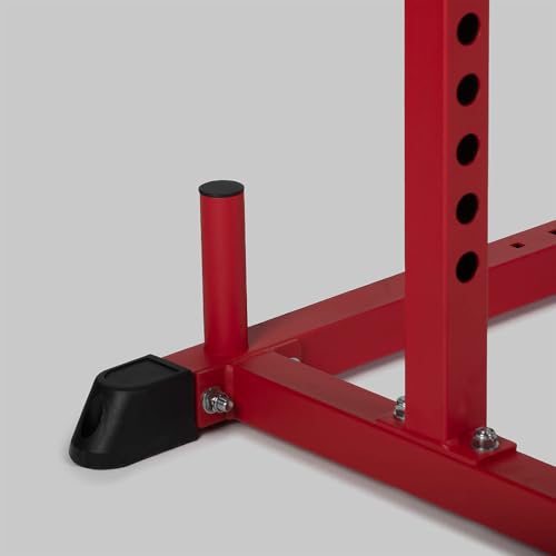 Short Power Rack with Pull Up Bar, Pin and Pipe Safeties, J-Hooks S603