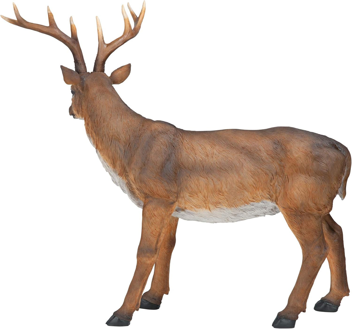 28 Inches Long Brown Handcast Polyresin Deer Statue K778590