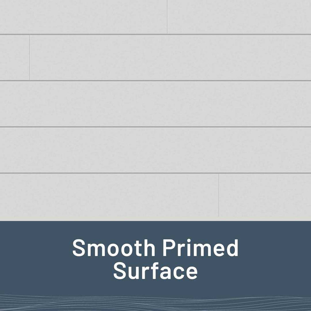 1 in. x 8 in. x 8 ft. Primed White Smooth Pine Shiplap Board R126