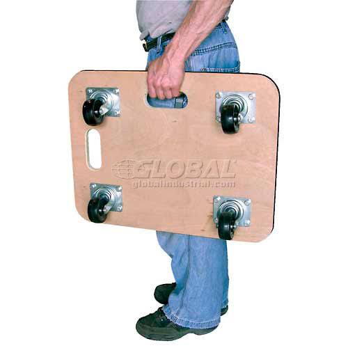 Fiberwood Dolly with 3 Rubber Casters Q66625