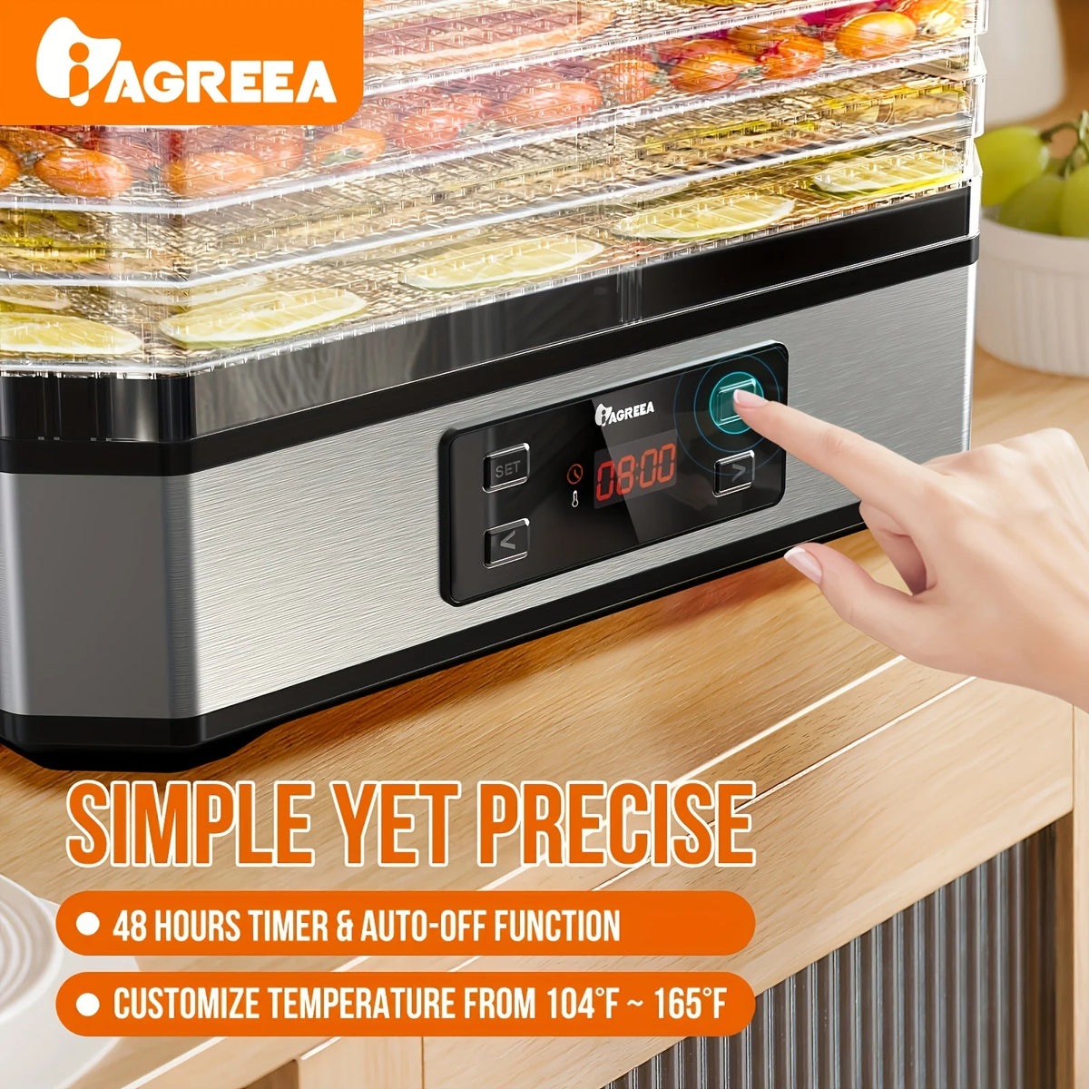 8 Trays Digital Food Dehydrator W620