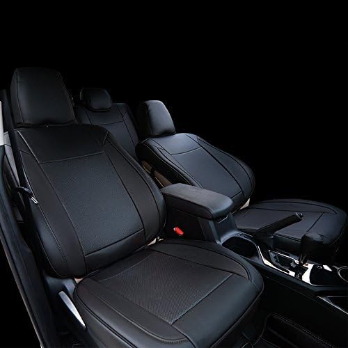 Custom Fit Leather Auto Seat Covers Full Set U371968