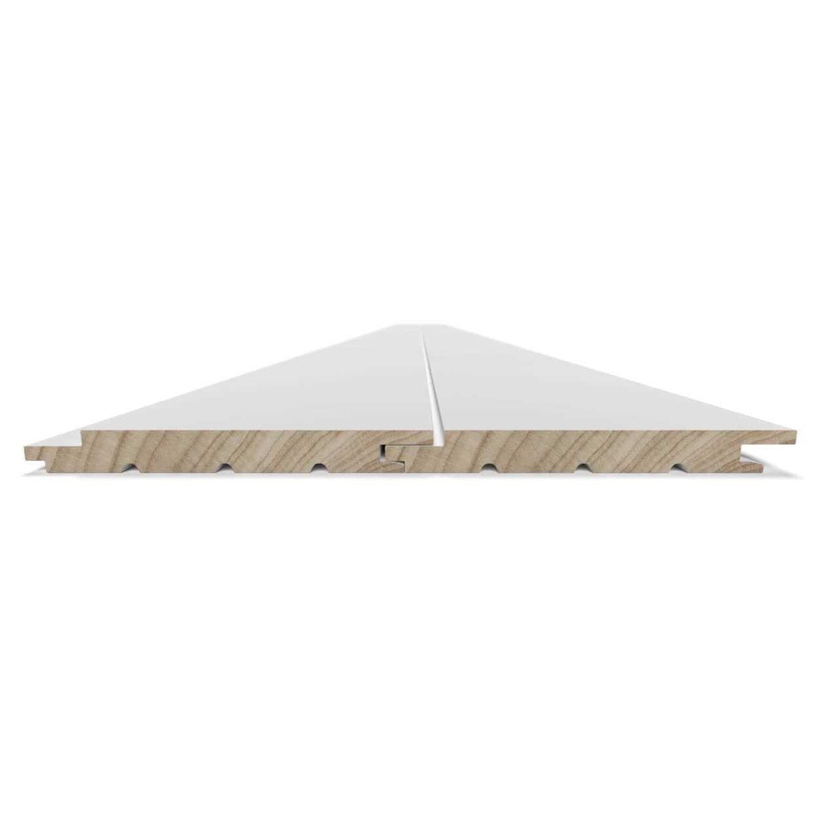 1 in. x 8 in. x 8 ft. Primed White Smooth Pine Shiplap Board R126
