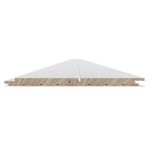 1 in. x 8 in. x 8 ft. Primed White Smooth Pine Shiplap Board R126