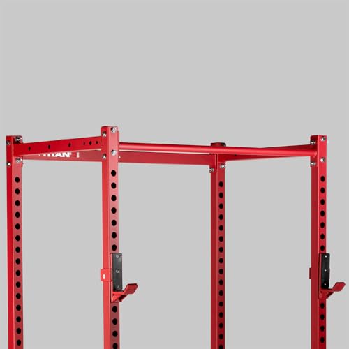 Short Power Rack with Pull Up Bar, Pin and Pipe Safeties, J-Hooks S603