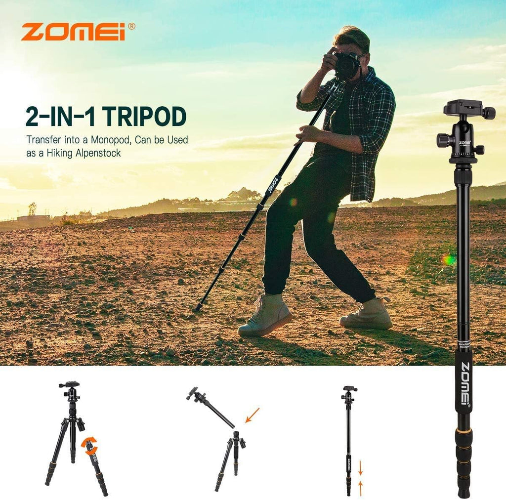 Camera Tripod with Ball Head Quick Release Plate and Carrying Case T686648
