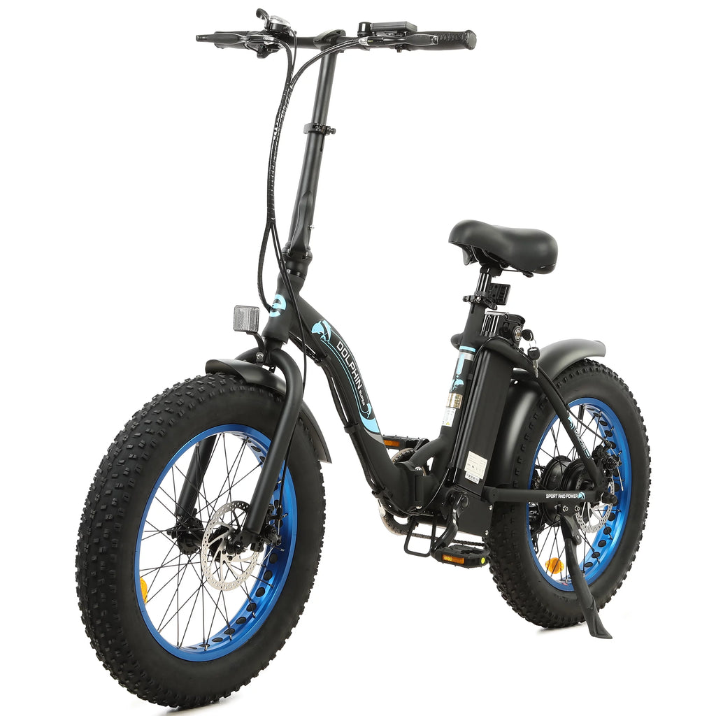 Foldable 20" 500W 36V Electric Bicycle Fat Tire Removable Battery 7 Speed D146764