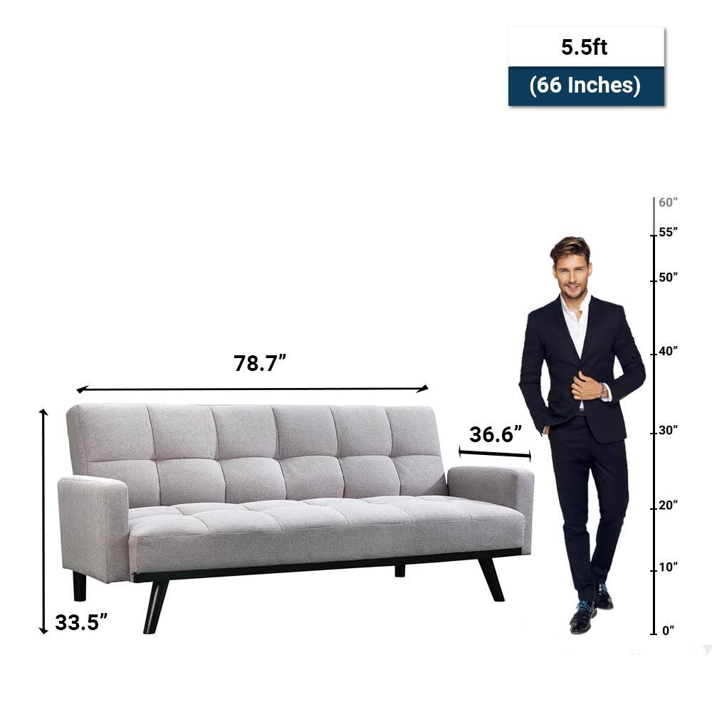 Grey Sofa Bed V3113