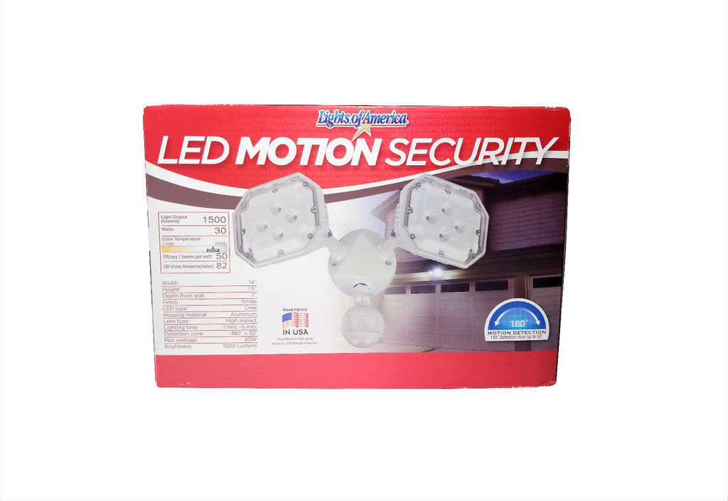 Outdoor Dual Head Motion Sensor LED Security Light K5973