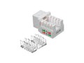 Cat5e Ethernet Keystone Adapter Right Angle White 100-Pack Y7856