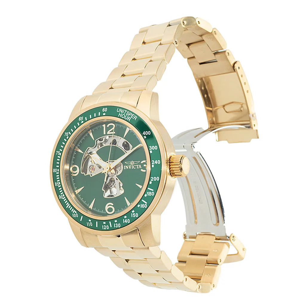 Green Dial Mechanical Multifunction Watch Y35692