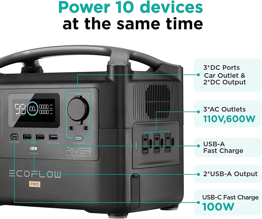 Portable Power Station 720Wh with Extra Battery Q79605