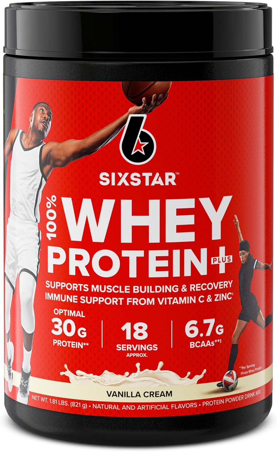 100% Whey Vanilla 1.74lbs & Whey Protein Vanilla Cream 1.8lbs A499
