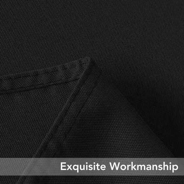 8 Pack Black 120 inch Round Polyester Table Cloth U8540