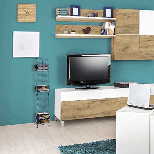Black Steel Blu-Ray Rack K320