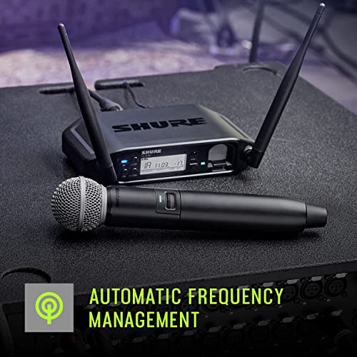Dual Band Digital Wireless Microphone System with Handheld & Lavalier Mics N1923