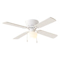 White 4 Blades LED Ceiling Fan O530195